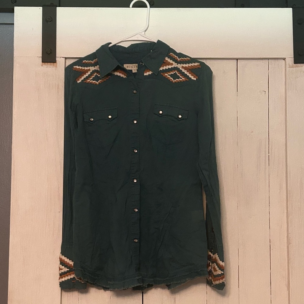 Stetson size small rodeo shirt